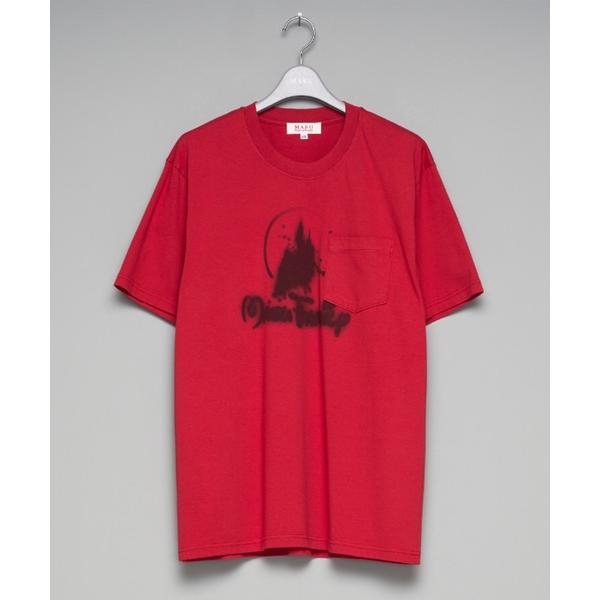 tシャツ 「M A S U」CASTLE POCKET T-SHIRT メンズ