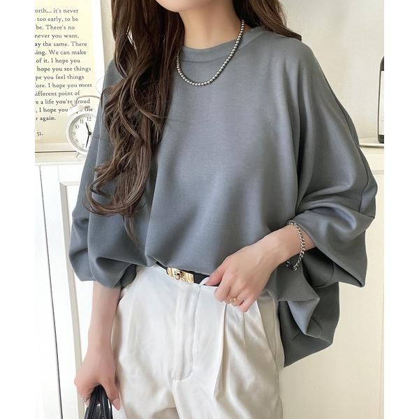 「Java」 長袖カットソー X-LARGE ブルー レディース