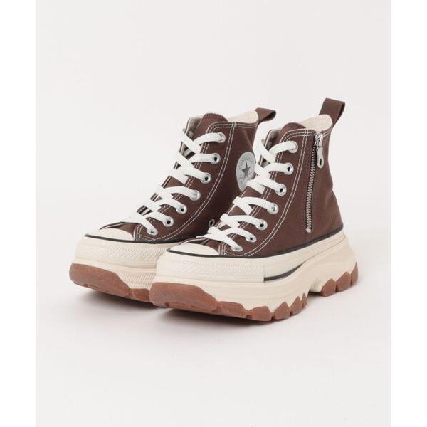 「CONVERSE」 ハイカットスニーカー 23.0cm ダークブラウン レディース