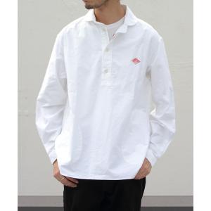 「DANTON」 長袖シャツ 40 ホワイト メンズ
