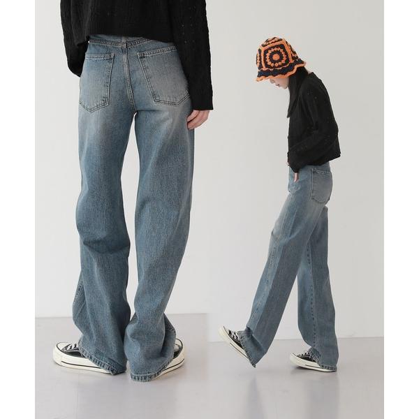 「by muni:r」 デニムパンツ MEDIUM ブルー レディース
