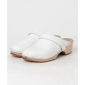 「MOHEDA TOFFELN」 フラットサンダル 39 ホワイト レディース