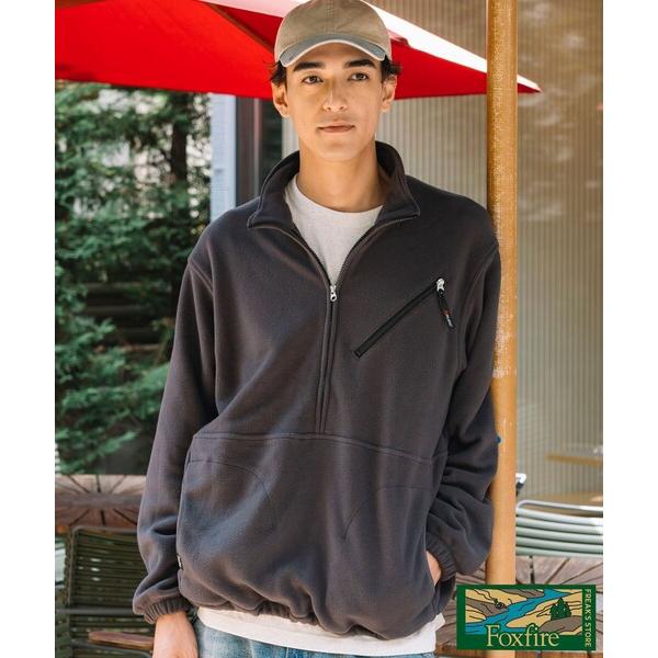 「Foxfire」 長袖Tシャツ MEDIUM チャコール メンズ