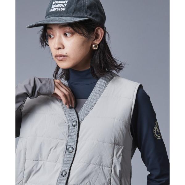 「CHIC STYLE」 ニットベスト M グレー レディース