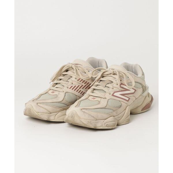 「New Balance」 ローカットスニーカー 27.5cm ベージュ レディース