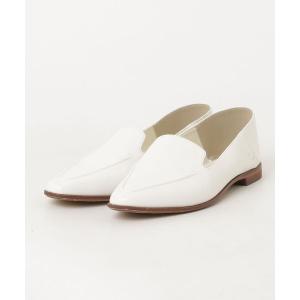 「Mazell」 フラットパンプス 38 ホワイト レディース