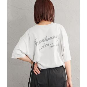 tシャツ 半袖 「MANHATTAN PORTAGE/マンハッタンポーテージ」 別注 手描き風ロゴ バックプリントTシャツ レディース メンズ