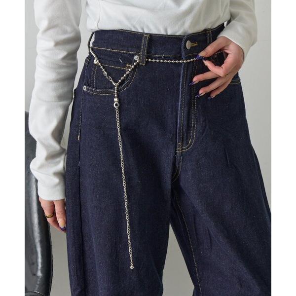 ベルト ボールチェーンベルト レディース