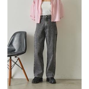 ジーンズ デニム デニムパンツ 「ワードローブの軸に！」デニムストレートパンツ レディース