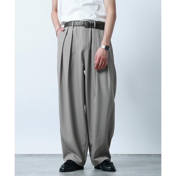 スラックス 2Tuck Design Cocoon Easy Pants/コクーンイージーパンツ メ...