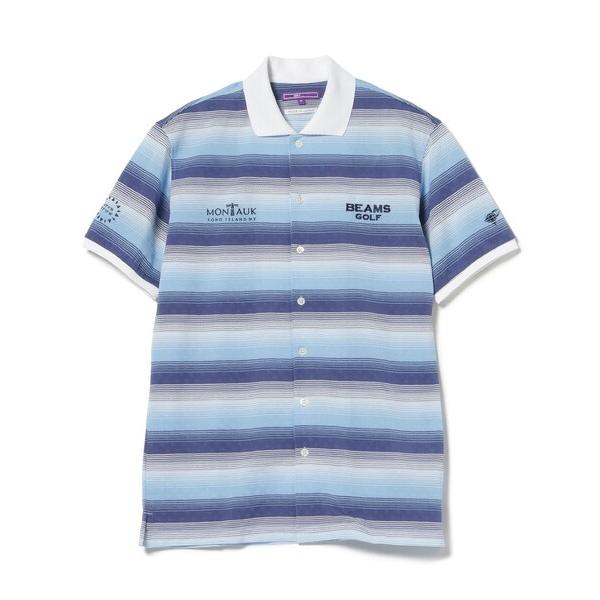 ポロシャツ PURPLE LABEL / MONTAUK ボーダー シャツ メンズ