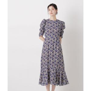 ワンピース 半袖 troisieme chaco/別注 CUT JACQUARD ワンピース