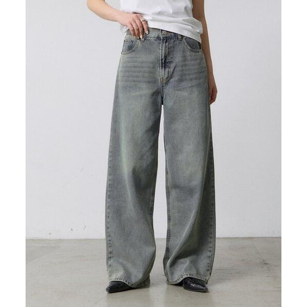 ジーンズ デニム デニムパンツ 「ワードローブ必須！」ワイドストレートデニムパンツ レディース