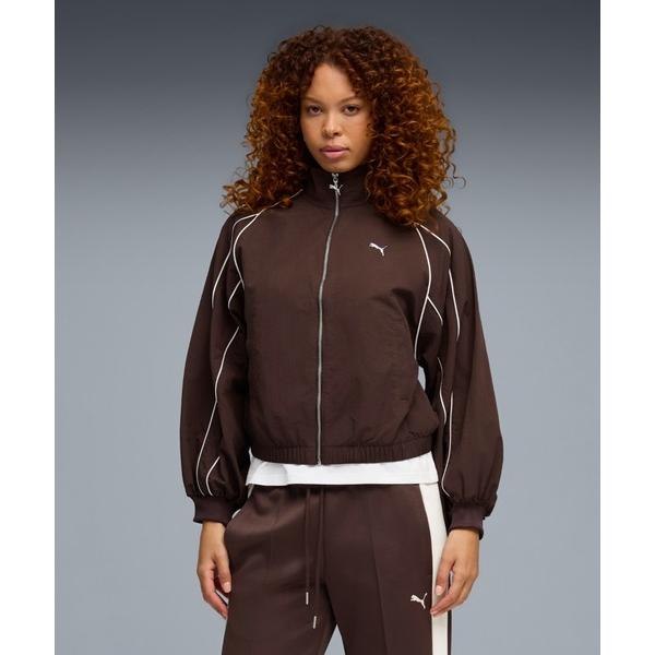ブルゾン アウター PUMA プーマ ウィメンズ T7 バルーン スリーブ パイピング リラックスド...
