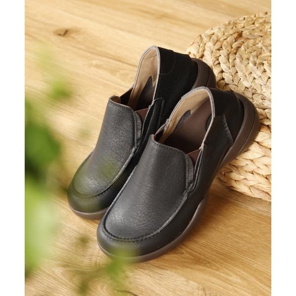 スリッポン Re:getA 軽量カジュアルスリッポン R328 レディース