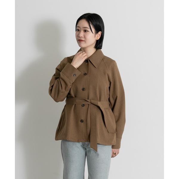 コート アウター MIDIUMISOLID　soutien collar shirt jacket ...