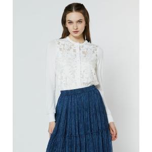 カーディガン レースニットカーディガン レディース