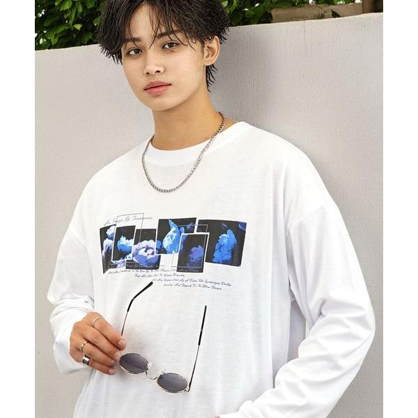 tシャツ グラフィック Tシャツ リラックスルーズ 長袖 白 黒Tシャツ メンズ レディース
