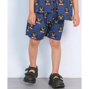 ハーフパンツ パンツ 短パン 総柄メッシュクライ...の商品画像