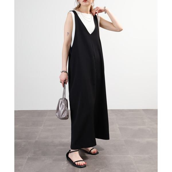 ジャンパースカート 前後2WAYジャンスカワンピース