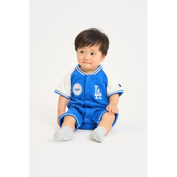 ベビー服 ロンパース MLB スタジャン風ロンパース