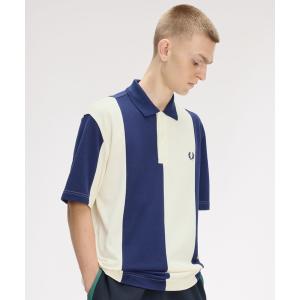 フレッドペリー ポロシャツ 半袖 Cut And Sew Panel Polo Shirt／カットソーパネルポロシャツ メンズ レディース