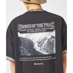 tシャツ snow peak / スノーピーク 別注  谷川岳 プリント Tシャツ メンズ