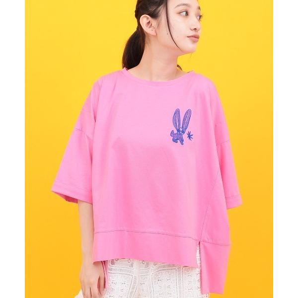 tシャツ Orale! アレブリヘ刺繍ワイドＴシャツ レディース