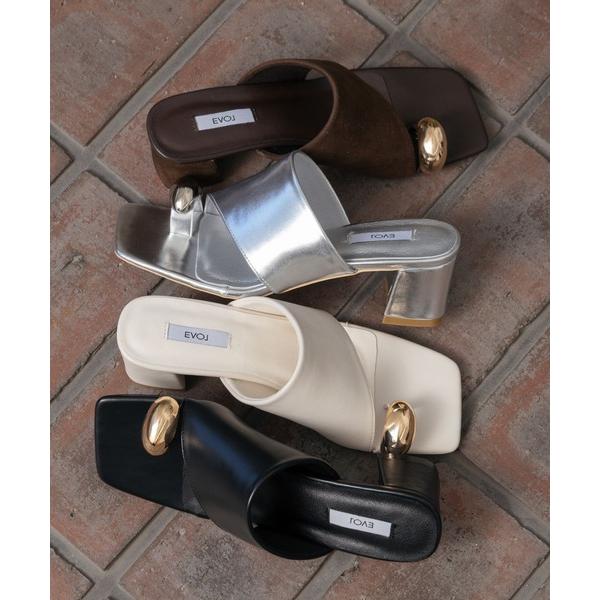 サンダル 「S-LLサイズ展開・柔らかい」メタルリングスクエアトングサンダル JA5951 レディー...