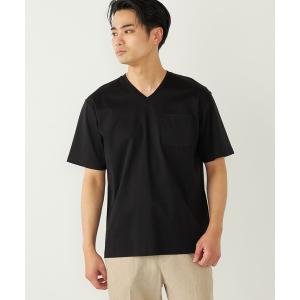 tシャツ SHIPS Colors:「抗菌防臭・接触冷感・UVカット」シルケット コットン Vネック T メンズ