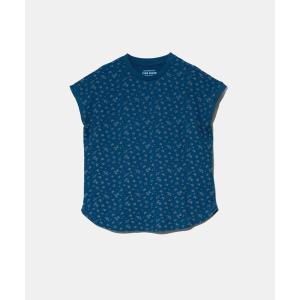tシャツ CUBE SUGAR/キューブシュガー　ワッフル小花柄 フレンチPO レディース