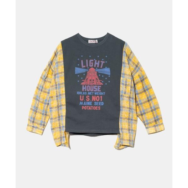 tシャツ Lime.inc/ライムインク　ドッキング長袖PO レディース