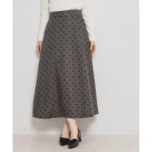 スカート デニムライクドットスカートの商品画像