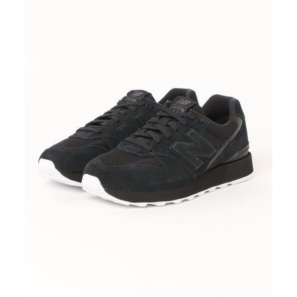 「New Balance」 ローカットスニーカー 23.5cm ブラック レディース