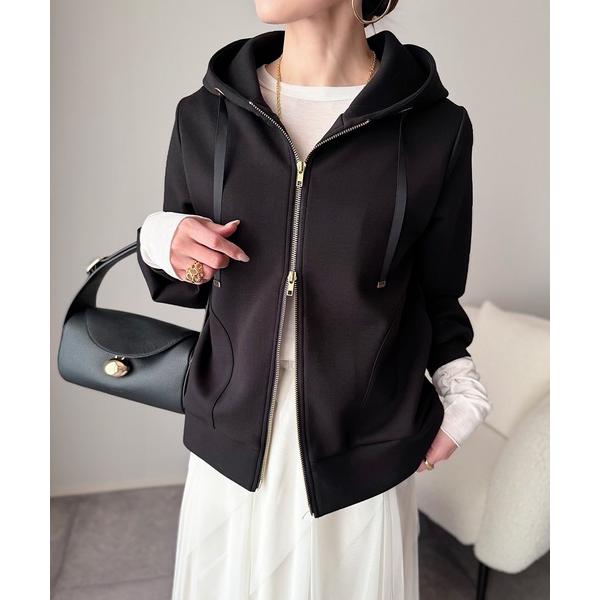 「Emma Taylor」 ジップアップパーカー FREE ブラック レディース