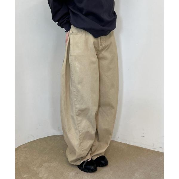 「by muni:r」 パンツ SMALL ベージュ レディース