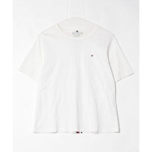 「TOMMY HILFIGER」 半袖Tシャツ X-SMALL ホワイト レディース