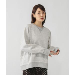 「GLOBAL WORK」 スウェットカットソー MEDIUM 杢グレー レディース