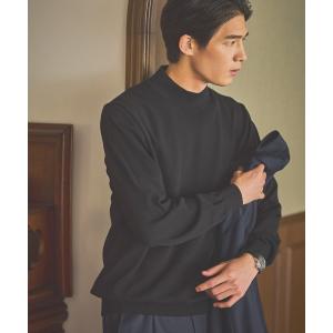 「GLOBAL WORK」 長袖ニット LARGE ブラック メンズ