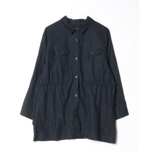 「studio CLIP」 長袖ワンピース FREE ネイビー レディース