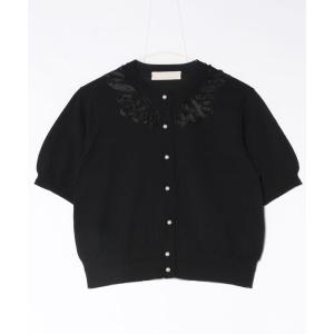 Marilyn Moon（マリリンムーン） カーディガン diamond openwork polo