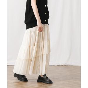「CLOCHE」 フレアスカート FREE アイボリー レディース