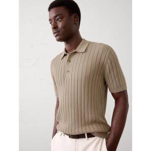 セーター ニット BANANA REPUBLIC FACTORY STORE　　ワイドリブ セーター ポロシャツ メンズ