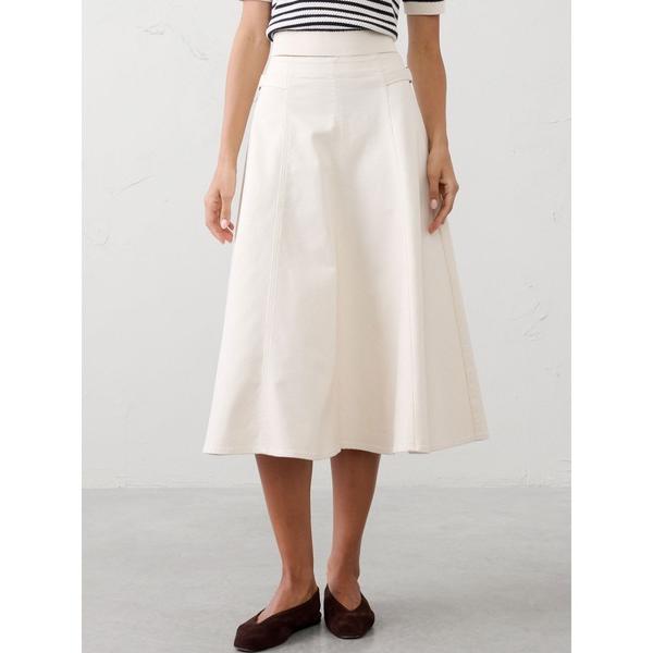 デニムスカート BANANA REPUBLIC FACTORY STORE　　デニム フレア ミディ...