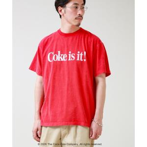 tシャツ 「GOOD ROCK SPEED」Coca-Cola ロゴプリントTシャツ メンズ レディース
