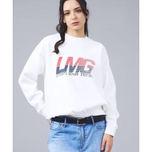 tシャツ 「Le Melange/ル・メランジュ」ロゴプリントスウェット/スポーティー「WEB限定」 レディース メンズ