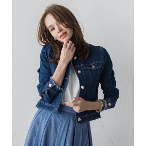 デニムジャケット gジャン 入学式 卒業式 ストレッチデニムGジャン レディース