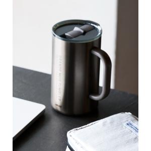タンブラー 「保冷・保温」ステンレスBIGセラミックマグ「580ml」 / 644833
