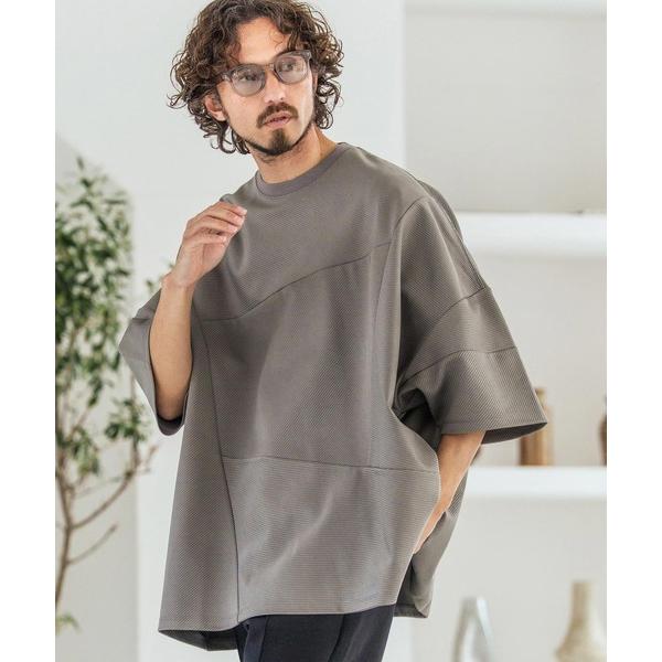 tシャツ mt10393-Knit Look Crazy Pattern Relax Fit T-S...