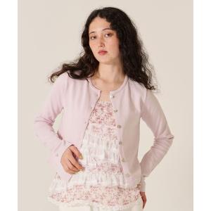 カーディガン スター ボタン カーディガン TINA：JOJUN レディース